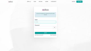 
                            2. your portal home - Odoo