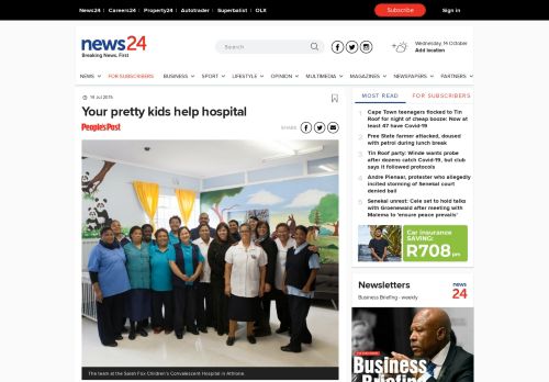 
                            11. Your pretty kids help hospital | News24