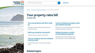 
                            10. Your property rates bill - Auckland Council