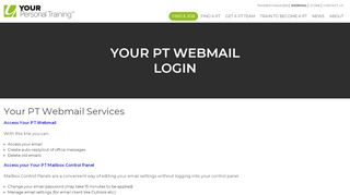 
                            9. Your PT Webmail Login | Your Personal Training