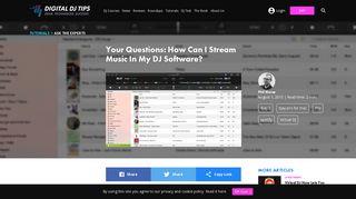 
                            8. Your Questions: How Can I Stream Music In My DJ Software?