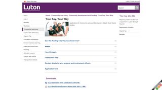 
                            1. Your Say, Your Way - Luton Council