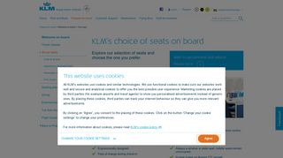 
                            3. Your seat - - KLM.com