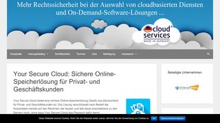 
                            3. Your Secure Cloud: Sichere Online-Speicherlösung für Privat- und ...