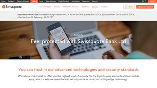 
                            3. Your Security: Secure Login to your Accounts | Swissquote