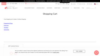
                            3. Your Shopping Cart at JamesAllen.com
