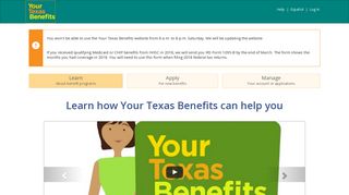 
                            4. Your Texas Benefits - Learn