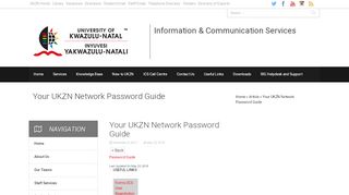 
                            4. Your UKZN Network Password Guide – Information and ...