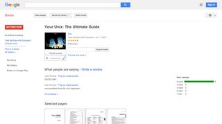 
                            10. Your Unix: The Ultimate Guide - Google Books Result