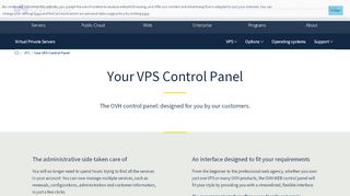 
                            3. Your VPS Control Panel - OVH Canada