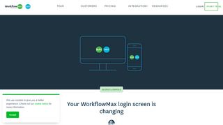 
                            1. Your WorkflowMax login screen is changing