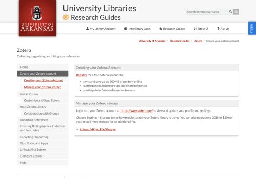 
                            10. Your Zotero Account - Zotero - Research Guides at University of ...