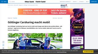 
                            9. YourCar - Göttinger Carsharing macht mobil – GT - Göttinger Tageblatt