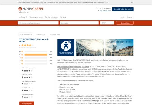 
                            8. YOURCAREERGROUP Österreich GmbH - Internet portals / Booking ...