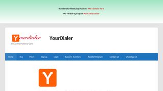 
                            3. YourDialer – Cheap International Calls