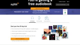 
                            1. You're Getting a Free Audible Book | Audible.com
