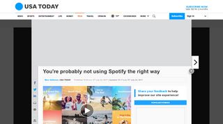 
                            8. You're probably not using Spotify the right way - USA Today