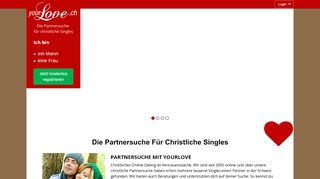 
                            1. Yourlove.ch - Die christliche Partnersuche