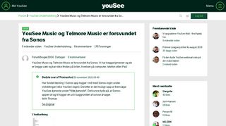 
                            2. YouSee Music og Telmore Music er forsvundet fra Sonos - YouSee Forum