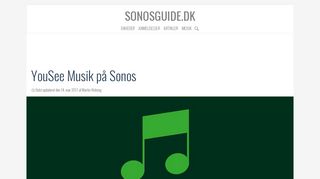 
                            10. YouSee Musik på Sonos | Sonosguide.dk