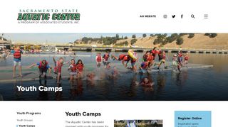 
                            12. Youth Camps - Sac State Aquatic Center