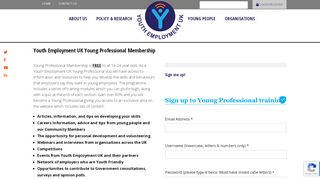 
                            3. Youth Member Signup - Youth Employment UK