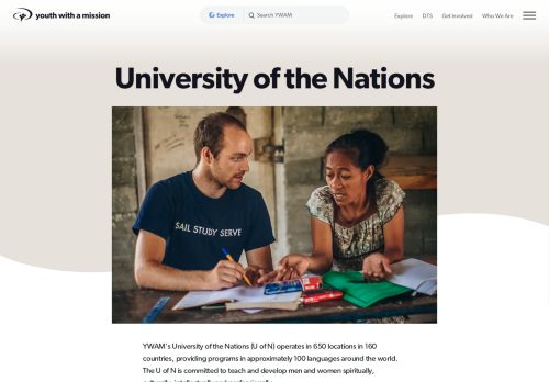 
                            3. Youth With A Mission – University of the Nations - YWAM.org