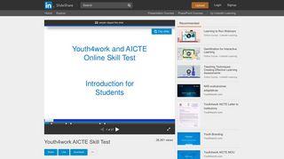 
                            12. Youth4work AICTE Skill Test - SlideShare