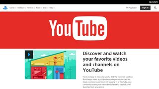 
                            3. YouTube App on PlayStation | PlayStation Network Entertainment