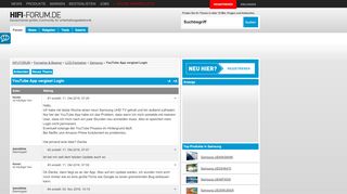 
                            1. YouTube App vergisst Login, Samsung - HIFI-FORUM