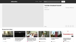 
                            8. YouTube - Broadcast Yourself - video dailymotion