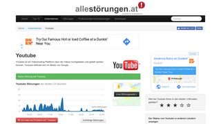 
                            11. Youtube down? Aktuelle Probleme und Fehler in Österreich ...