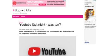 
                            10. Youtube lädt nicht - was tun? - Heise