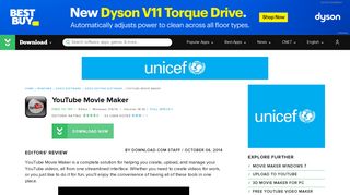 
                            12. YouTube Movie Maker - Free download and software reviews - CNET ...