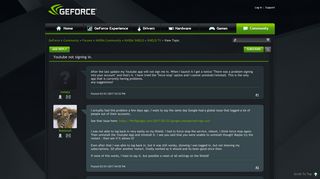 
                            12. Youtube not signing in. - GeForce Forums