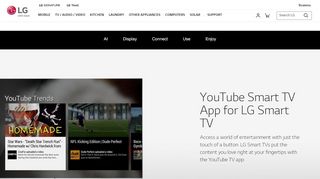 
                            2. YouTube Smart TV App for LG Smart TV with webOS | LG USA