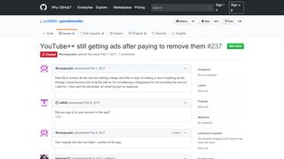 
                            2. YouTube++ still getting ads after paying to remove them · Issue #237 ...