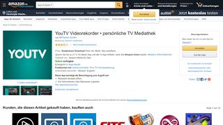 
                            6. YouTV Videorekorder • persönliche TV Mediathek: Amazon.de: Apps ...