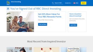 
                            4. You've Successfully Signed Out - RBC Royal Bank - RBC Direct ...