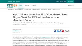 
                            10. Yoyo Chinese Launches First Video-Based Free Pinyin Chart For ...