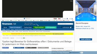 
                            9. Ypsilon legt Beweise für Softwareklau offen / Dokumente und ...