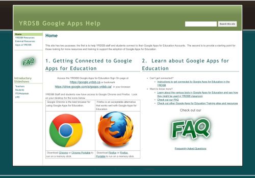 
                            12. YRDSB Google Apps Help - Google Sites