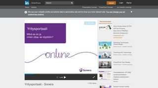 
                            5. Yritysportaali - Sonera - SlideShare