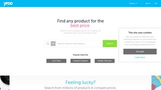 
                            2. Yroo - Compare Prices and Find the Best Deals