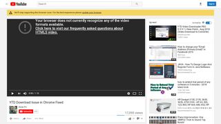 
                            4. YTD Download Issue in Chrome Fixed - YouTube