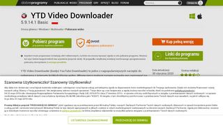 
                            5. YTD Video Downloader 5.9.10 Basic - dobreprogramy