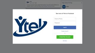 
                            11. Ytel - X5 Cloud Contact Center ranked #2 Overall in Top... | Facebook