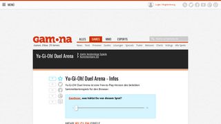 
                            4. Yu-Gi-Oh! Duel Arena - Gamona