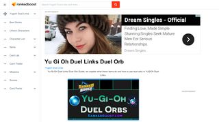 
                            12. Yu Gi Oh Duel Links Duel Orb Guide | How To Use Duel Orbs
