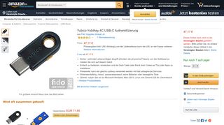 
                            7. Yubico YubiKey 4C USB-C Authentifizierung: Amazon.de: Bürobedarf ...